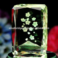 Wholesale K9 Mount Fuji Sukula Flowers 3d Laser Crystal Block